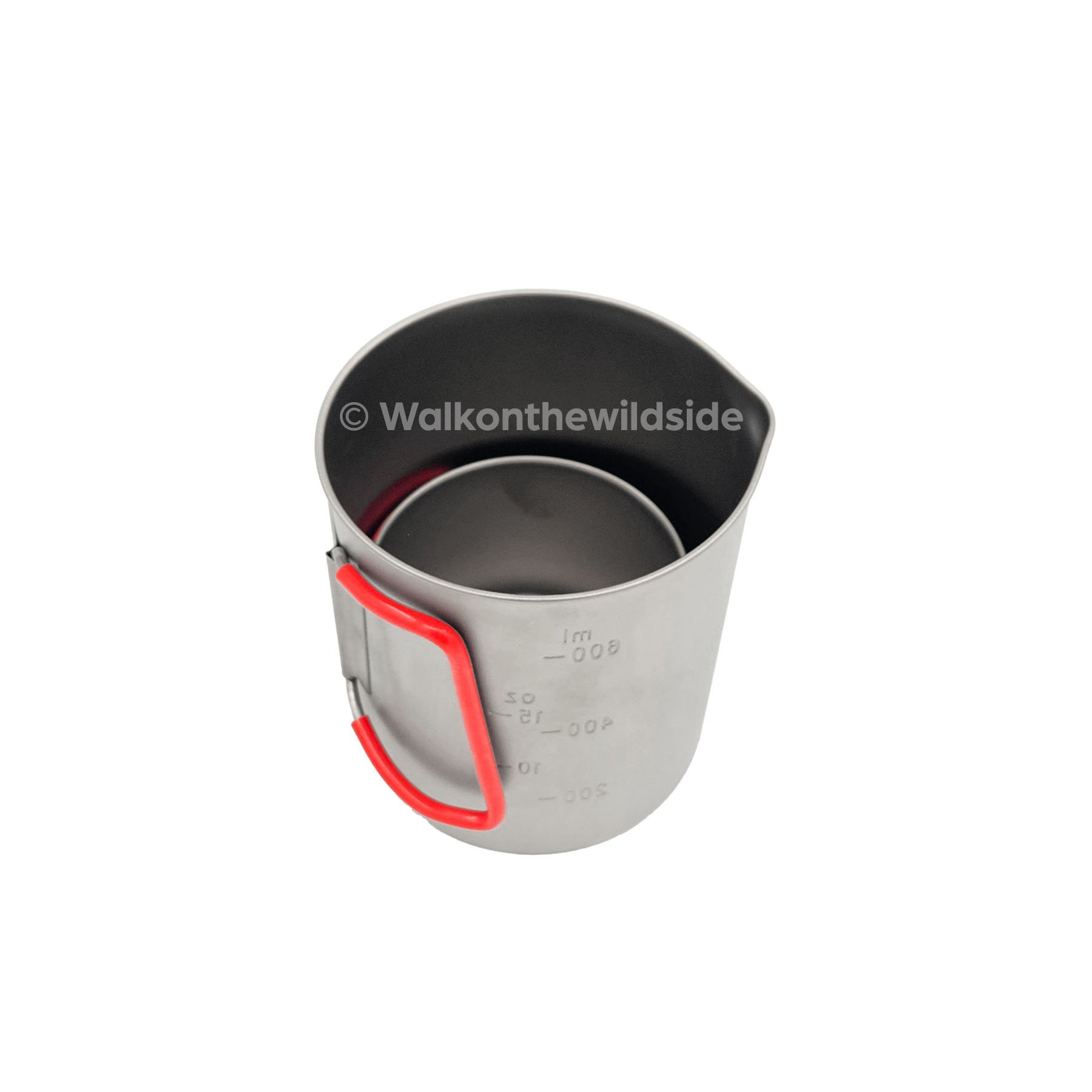 Evernew Pasta Pot S mit Demitasse 220 FH darin